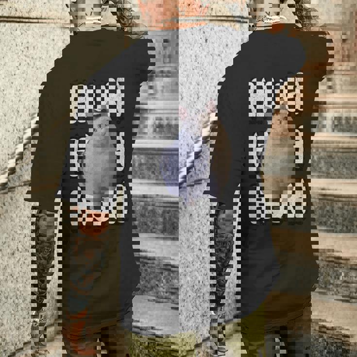 ハァッ 猫ミーム 人気 インターネットミーム Cat Day クリスマス メンズTシャツ バックプリント 彼への贈り物