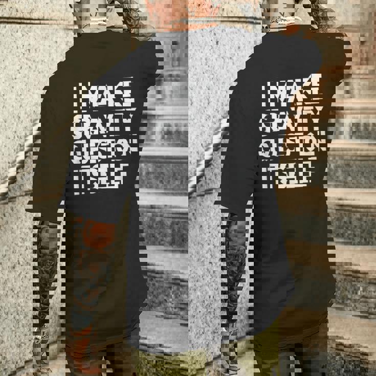 ハイツ・ルック・イージー・ファニー・エアリアル メンズTシャツ バックプリント 彼への贈り物