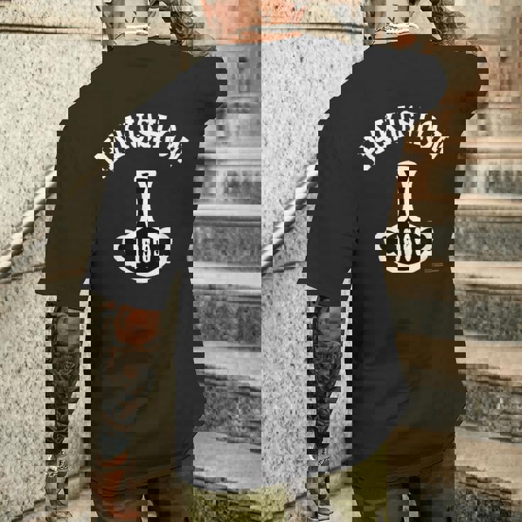 ハクション大魔王 カレッジデザイン メンズTシャツ バックプリント 彼への贈り物