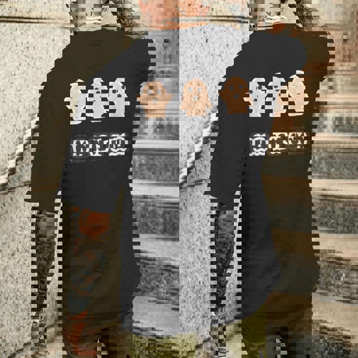 ハニボー《3 スリー》かわいい ハニワ 小さな 埴輪 歴史土器 イラスト キャラクター メンズTシャツ バックプリント 彼への贈り物