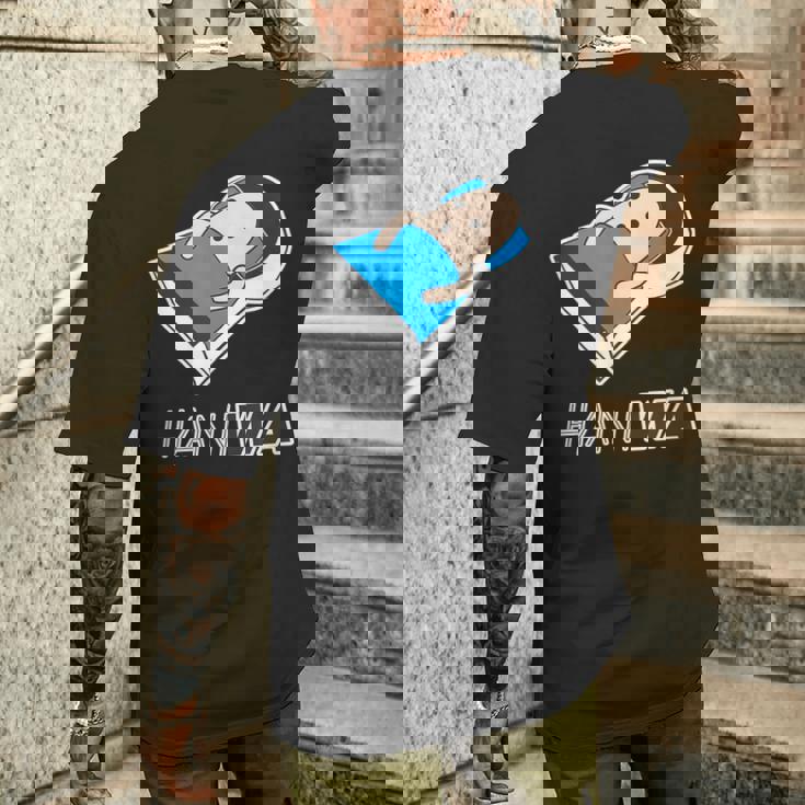 ハニワ くん 埴輪『古墳のベッド』【ゆるフレンズ】歴史土器 キャラクター かわいい イラスト メンズTシャツ バックプリント 彼への贈り物