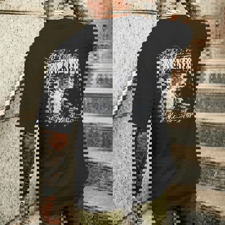 ハロウィンモンスターホラー映画 FrankenStein メンズTシャツ バックプリント 彼への贈り物