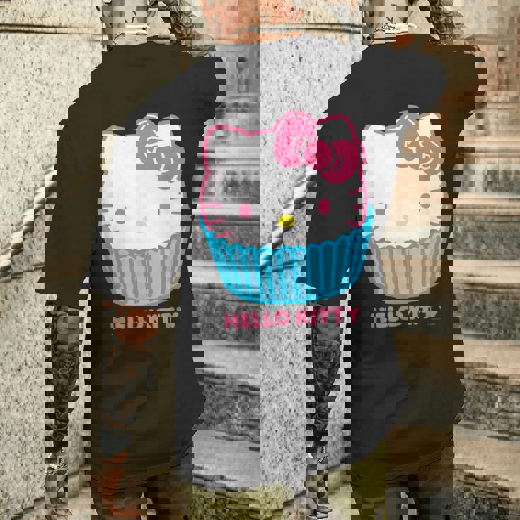 ハローキティ Usデザイン カップケーキ メンズTシャツ バックプリント 彼への贈り物