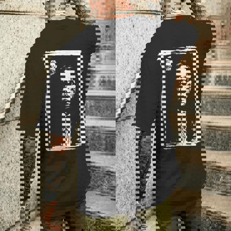 ハワード・フィリップス アート キム・ディアス・ホルム 絵 インク クトゥルフ Hpl Cthulhu Howard メンズTシャツ バックプリント 彼への贈り物