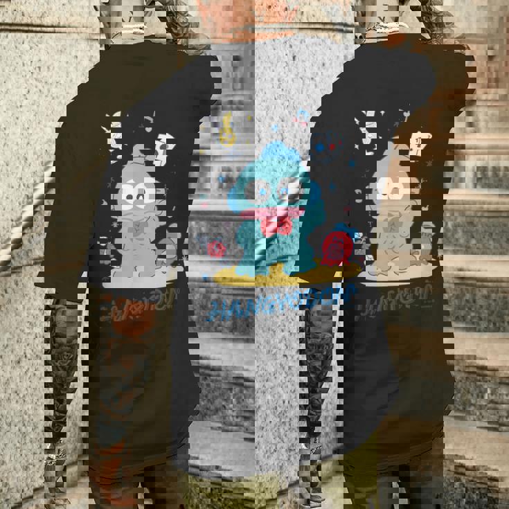 ハンギョドン ポーズ 【バレンタインギフトにおすすめ！】 メンズTシャツ バックプリント 彼への贈り物