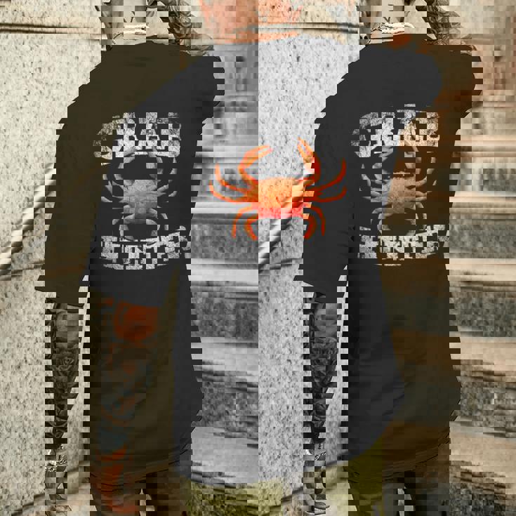 ハンティング メンズ ボーイズ キッズ カニ メンズTシャツ バックプリント 彼への贈り物