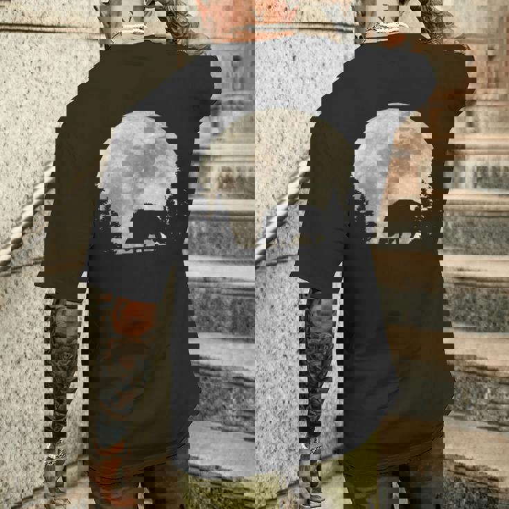 ハンティングtシャツ メンズ 猪ギフト ハンティング メンズ メンズTシャツ バックプリント 彼への贈り物