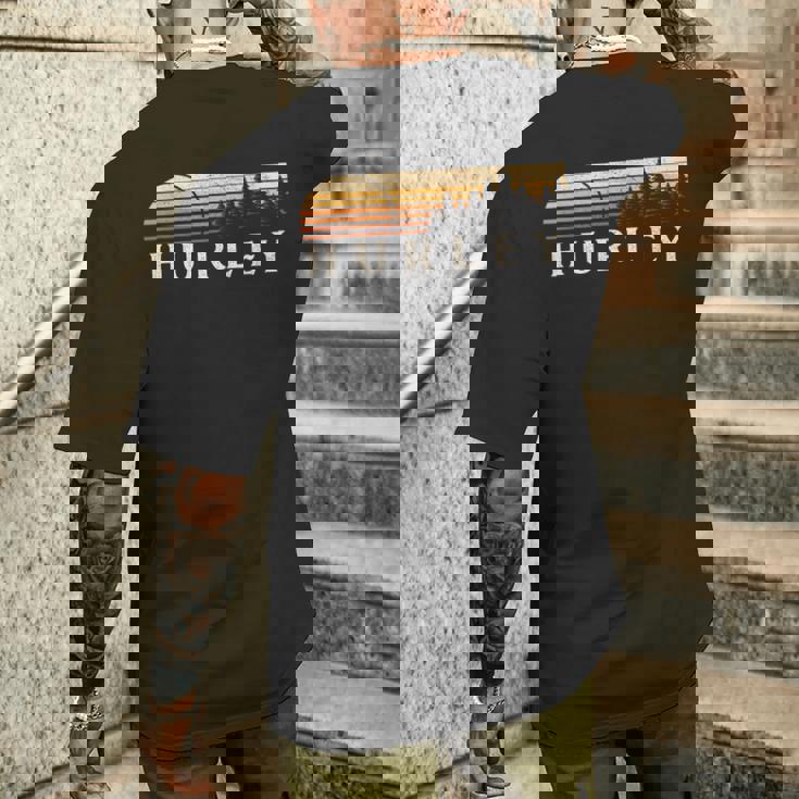 ハーレー Co ヴィンテージ エバーグリーン サンセット 80年代 レトロ メンズTシャツ バックプリント 彼への贈り物