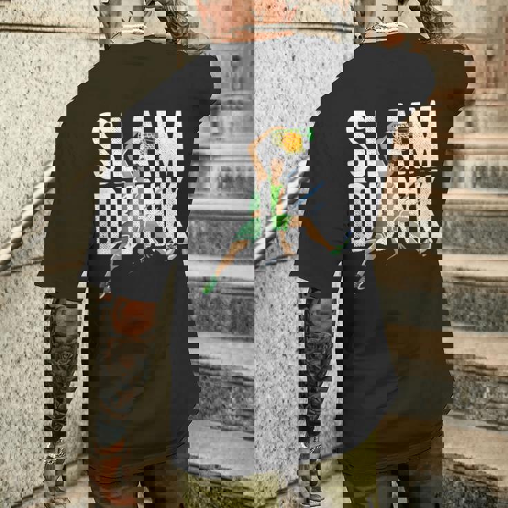 バスケットボール スラム ダンク チーム トレーニング ゲーム コーチ キッズ ギフト メンズTシャツ バックプリント 彼への贈り物