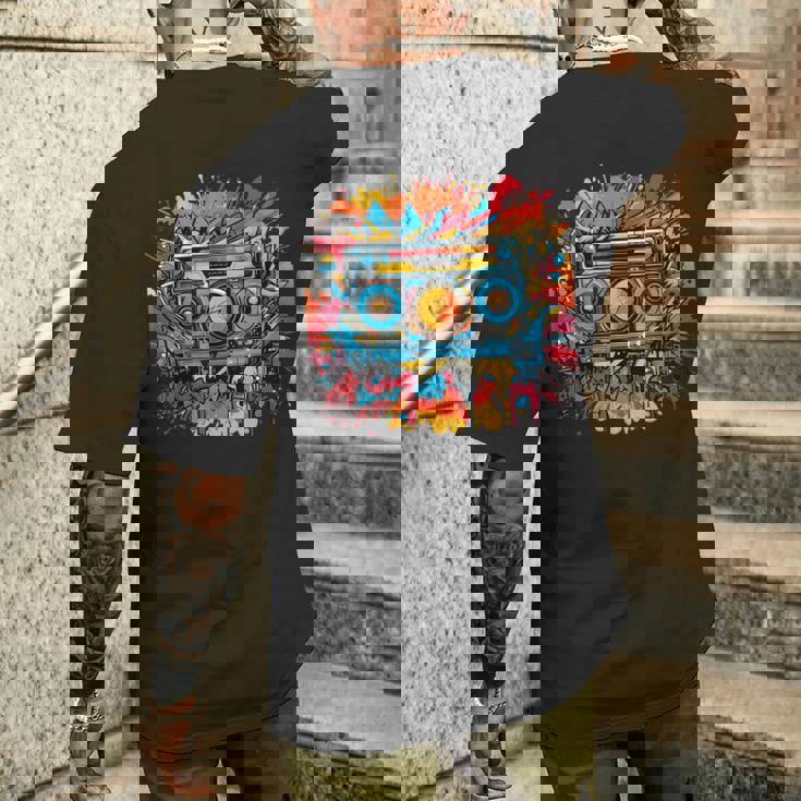 バスケットボール選手 アーバン グラフィック ノベルティ ビンテージアート メンズTシャツ バックプリント 彼への贈り物