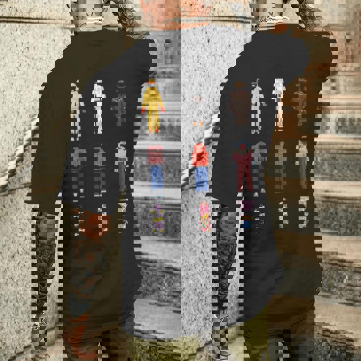 バック・トゥ・ザ・フューチャー 40周年記念の象徴的な衣装 メンズTシャツ バックプリント 彼への贈り物