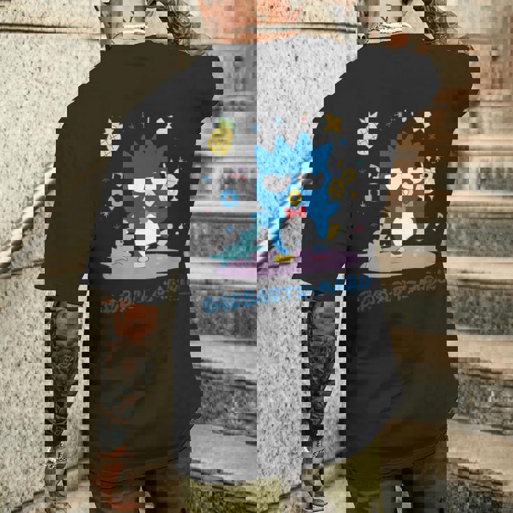 バッドばつ丸 かんぱい 【バレンタインギフトにおすすめ！】 メンズTシャツ バックプリント 彼への贈り物