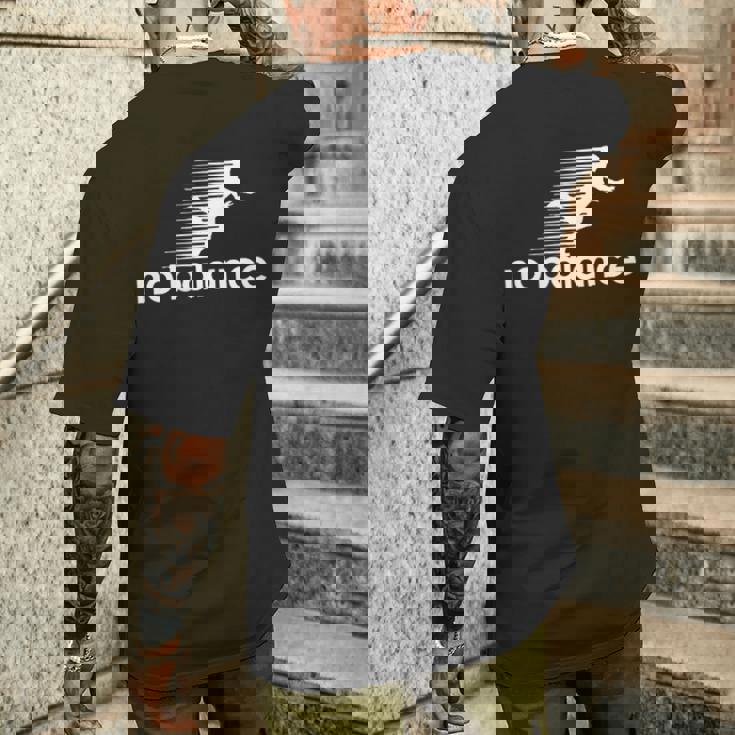 バランスが取れない スポーツとユーモアのための面白いパロディデザイン メンズTシャツ バックプリント 彼への贈り物