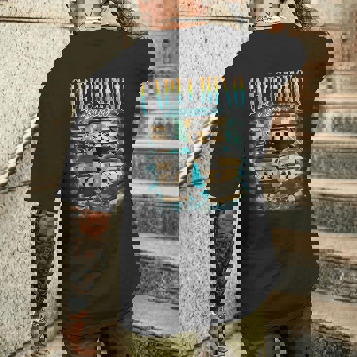 バレリーナ カプチーノ アサシーノ 面白い イタリアン ブレイン ミーム メンズTシャツ バックプリント 彼への贈り物