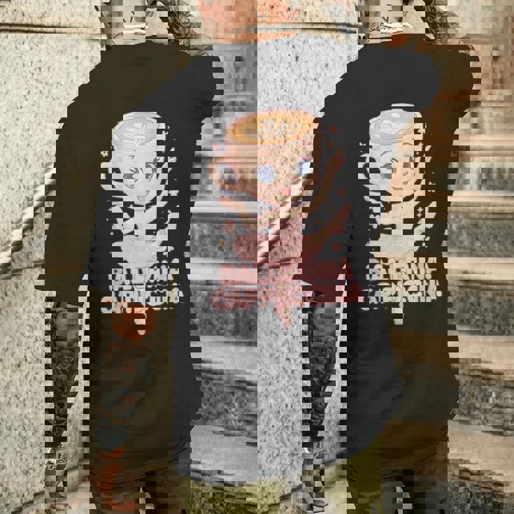 バレリーナカプチーナ イタリアンブレインロットミーム メンズTシャツ バックプリント 彼への贈り物