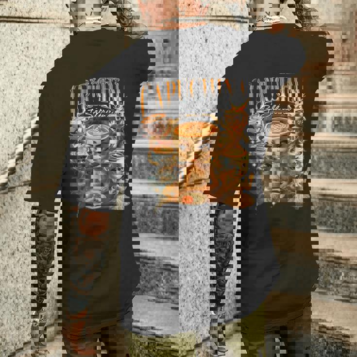 バレリーナカプチーナ イタリアンブレインロットミーム メンズTシャツ バックプリント 彼への贈り物