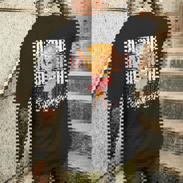 バレリーナカプチーノ メンズTシャツ バックプリント 彼への贈り物