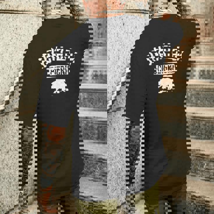 バークレーカリフォルニアベアベイエリアオークランドアラメダ郡 510 メンズTシャツ バックプリント 彼への贈り物