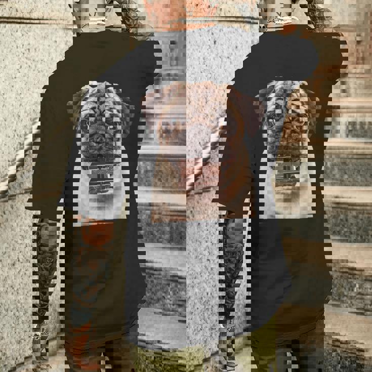 パグチョコレート メンズTシャツ バックプリント 彼への贈り物