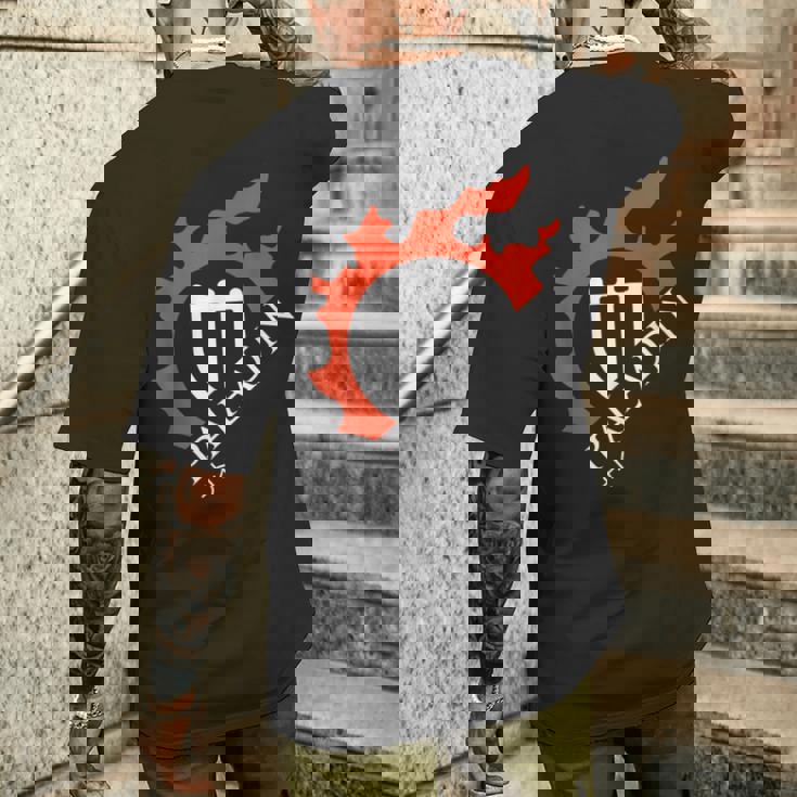 パラディン 光と闇の戦士のために メンズTシャツ バックプリント 彼への贈り物