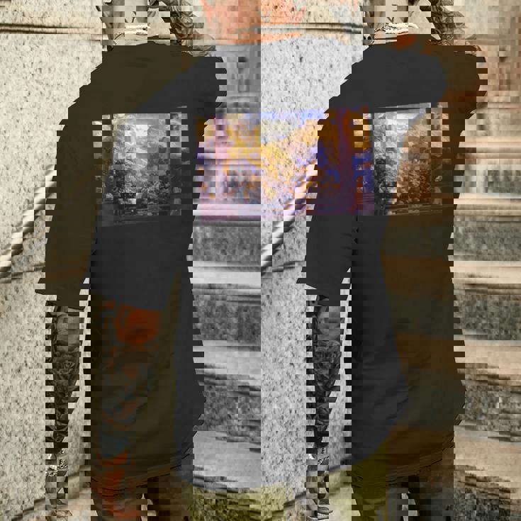 パリッシュによるロマンス名画 メンズTシャツ バックプリント 彼への贈り物