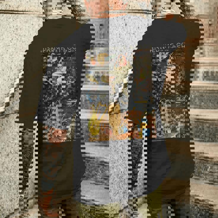 ヒエロニムスボッシュ快楽の園 メンズTシャツ バックプリント 彼への贈り物