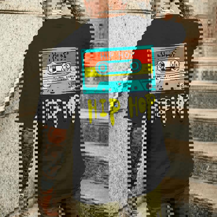 ヒップホップカセットテープ メンズTシャツ バックプリント 彼への贈り物