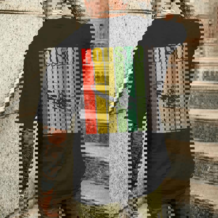 ヒューストン メンズTシャツ バックプリント 彼への贈り物