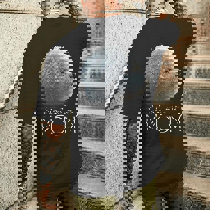 ビション・フリーゼ ママ メンズTシャツ バックプリント 彼への贈り物