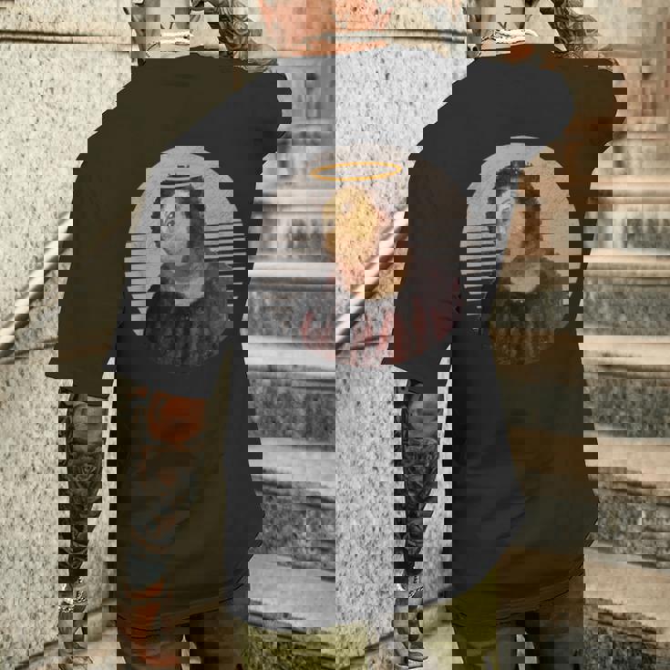 ビバ・ラ・レスタウラシオン・ジーザス・フレスコ・レストレーション・フェイル・ミーム メンズTシャツ バックプリント 彼への贈り物