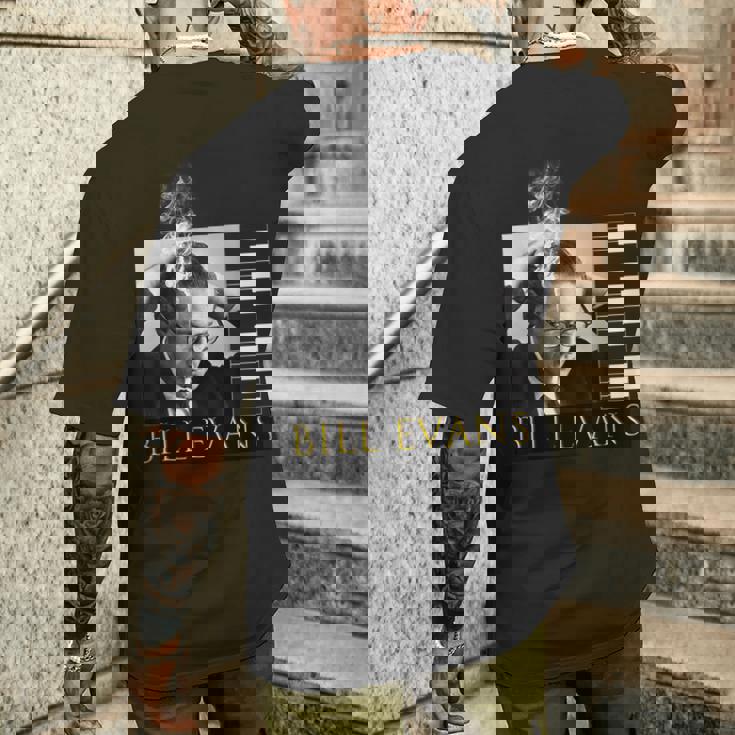 ビルエバンス_001 メンズTシャツ バックプリント 彼への贈り物