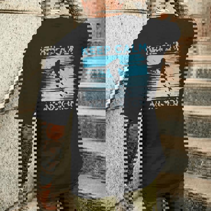 ビンテージ スキー シャツ メンズTシャツ バックプリント 彼への贈り物