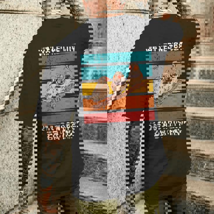 ビンテージ今日必要なのはキンカチョウがたくさん メンズTシャツ バックプリント 彼への贈り物