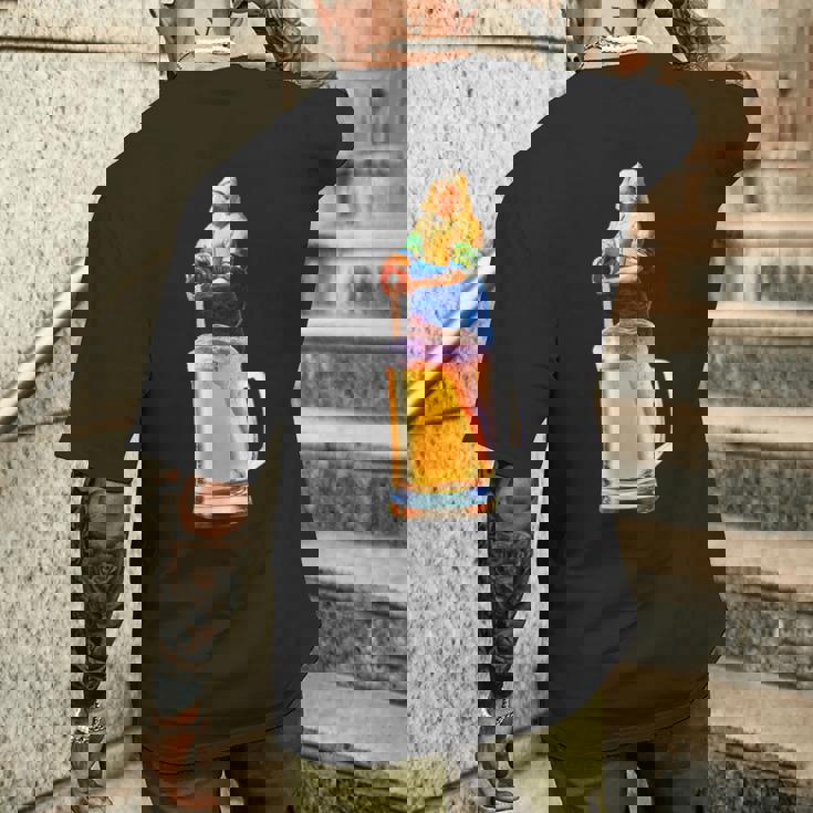 ビール 酒 面白いtシャツ フェルメール 飲み おもしろ 飲み会 のんべえ メンズ ネタ 服 アート グッズ メンズTシャツ バックプリント 彼への贈り物