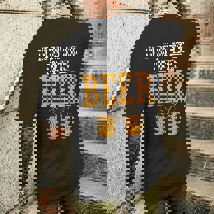 ビール好きのシャツビール好きにはたまらない メンズTシャツ バックプリント 彼への贈り物