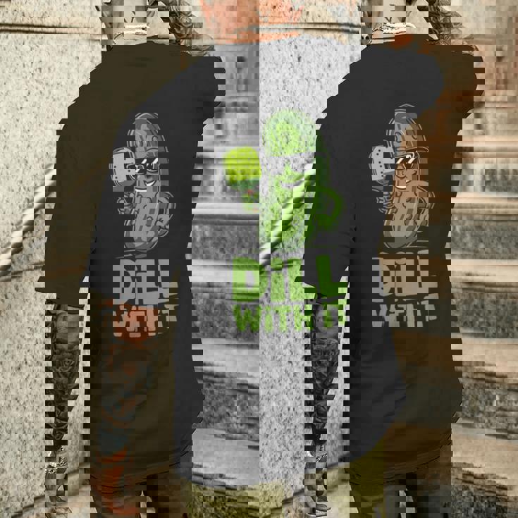 ピクルス ピックルボール キュウリ ベジタリアン ディル With It メンズ レディース メンズTシャツ バックプリント 彼への贈り物