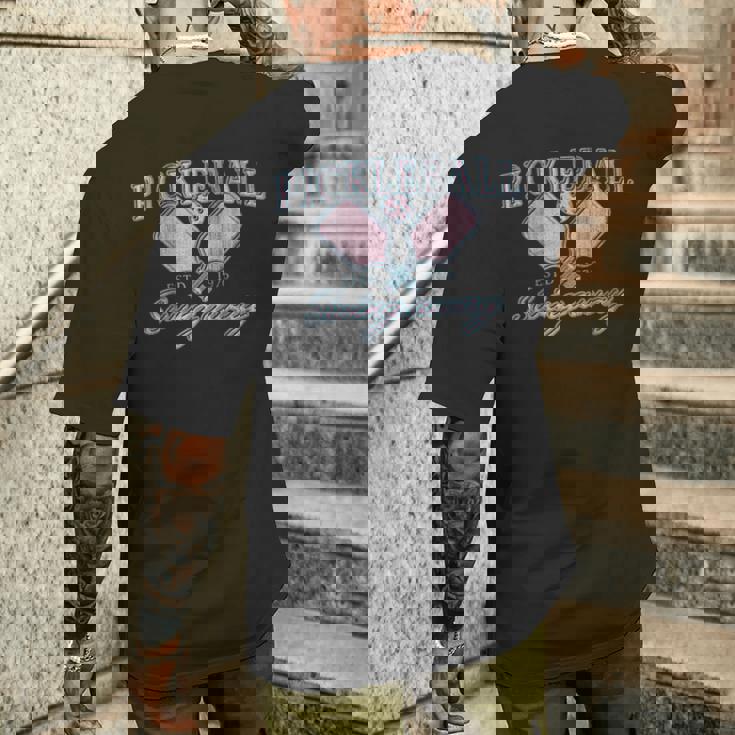 ピックルボール スイングアウェイ メンズTシャツ バックプリント 彼への贈り物