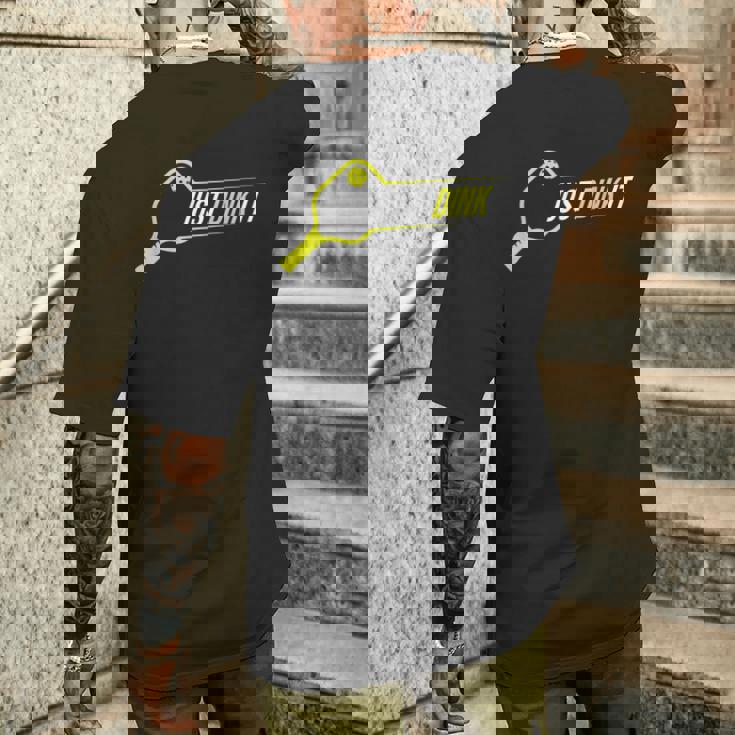 ピックルボールシャツ、 Just Dink It Pickleball メンズ レディース メンズTシャツ バックプリント 彼への贈り物