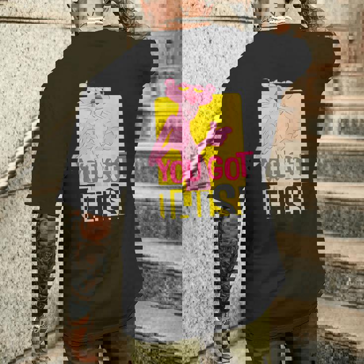 ピンクパンサー You Got This メンズTシャツ バックプリント 彼への贈り物