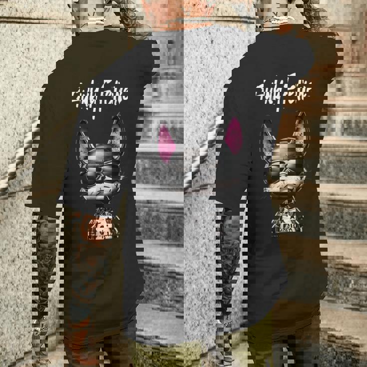 ファニーキャットグラフィック ファンキーネコストリート メンズ レディース キッズ メンズTシャツ バックプリント 彼への贈り物