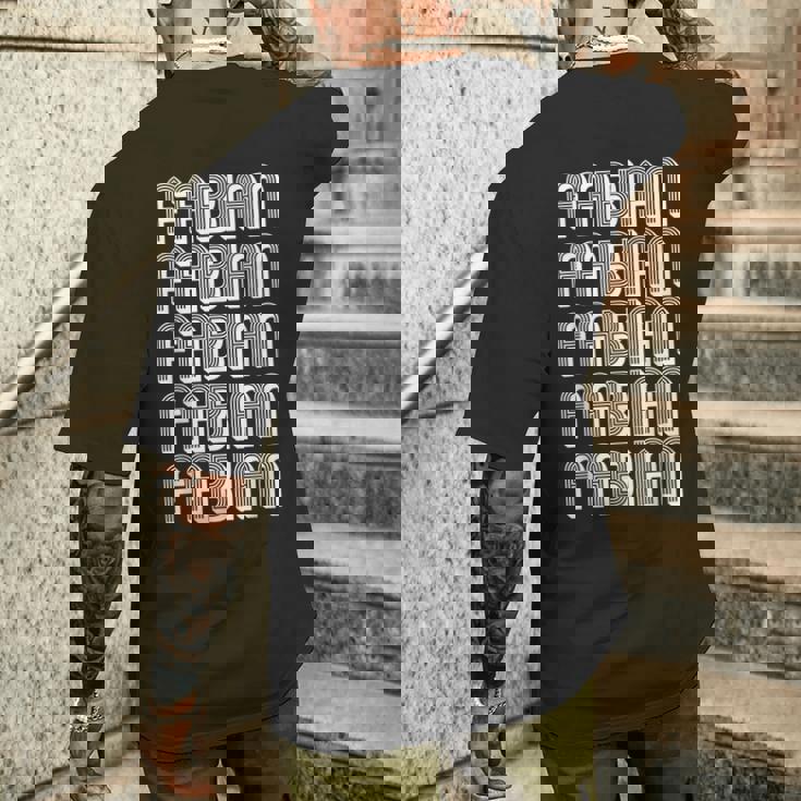 ファビアン メンズTシャツ バックプリント 彼への贈り物