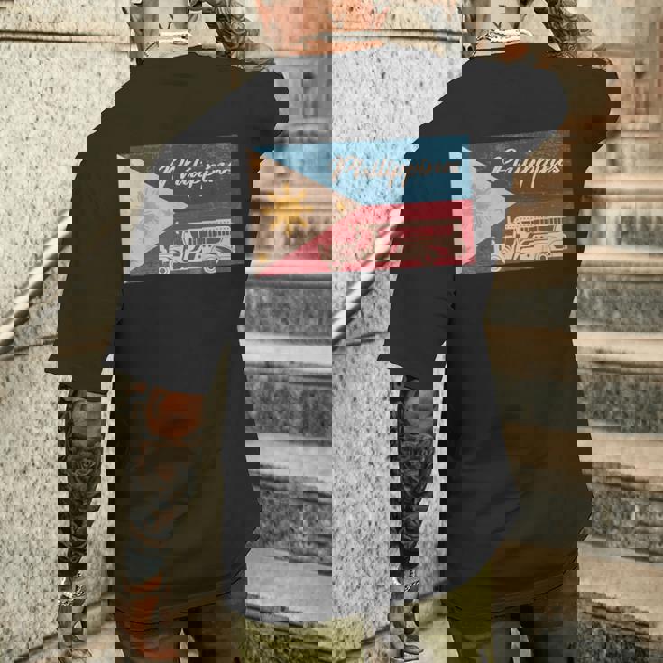 フィリピン ジープニー ディスコ セブ スービック アンヘレス パームス マニラ パラワン ギフト お土産 メンズTシャツ バックプリント 彼への贈り物