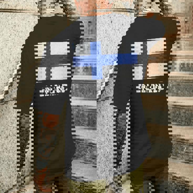 フィンランド国旗tシャツ メンズTシャツ バックプリント 彼への贈り物