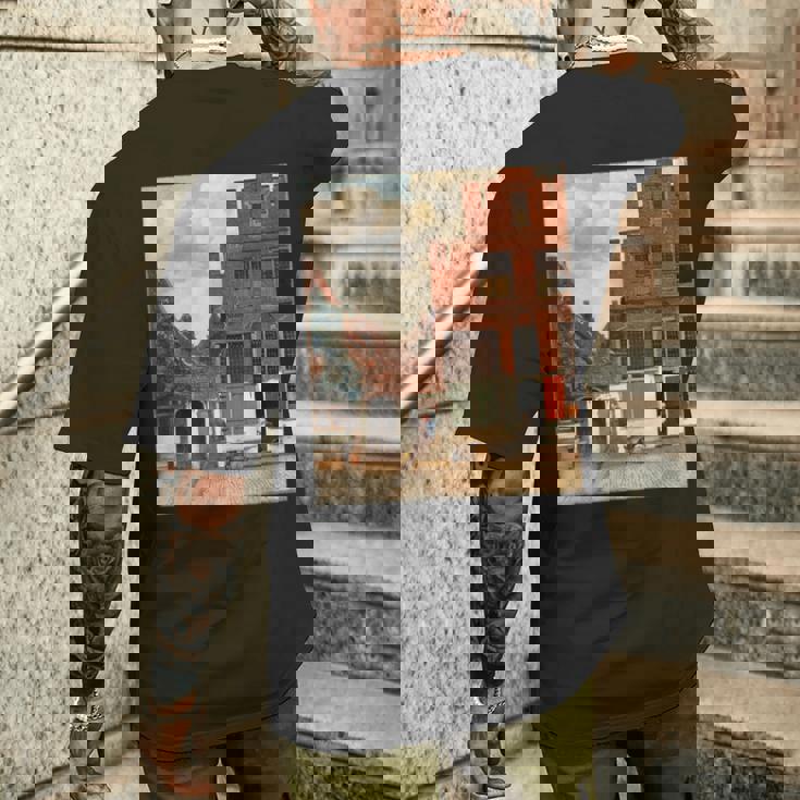 フェルメール【小路】贈り物 ギフト メンズTシャツ バックプリント 彼への贈り物