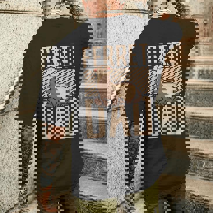 フェレット ダッド フェレット メンズTシャツ バックプリント 彼への贈り物