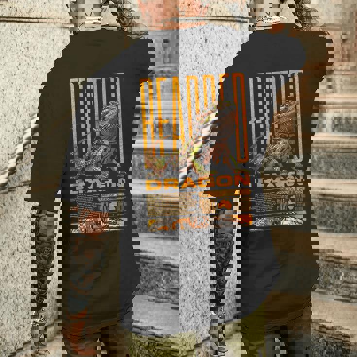 フトアゴヒゲトカゲ 爬虫類キーパー ビアディ トカゲ ストリートウェア メンズTシャツ バックプリント 彼への贈り物