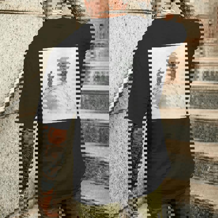 フランシスコ教皇 メンズTシャツ バックプリント 彼への贈り物