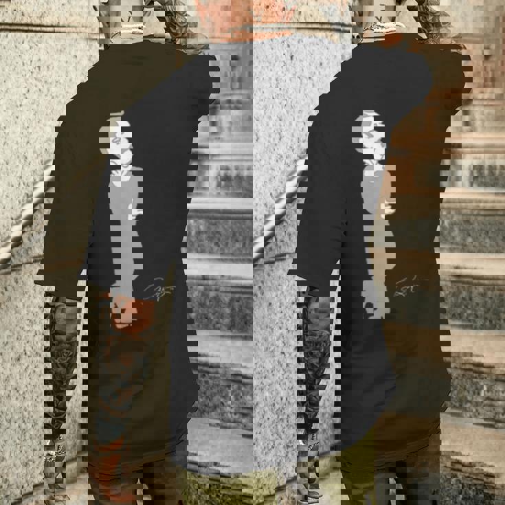 フランチェスコ キャラクター かわいい 大人 シック インスタ ワンポイント チャーミング キュート シュール お洒落 メンズTシャツ バックプリント 彼への贈り物