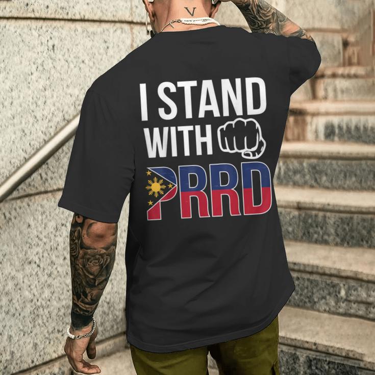 フリードゥテルテ サポーター ロドリゴ・ディゴン・ドゥテルテ大統領 メンズTシャツ バックプリント 彼への贈り物