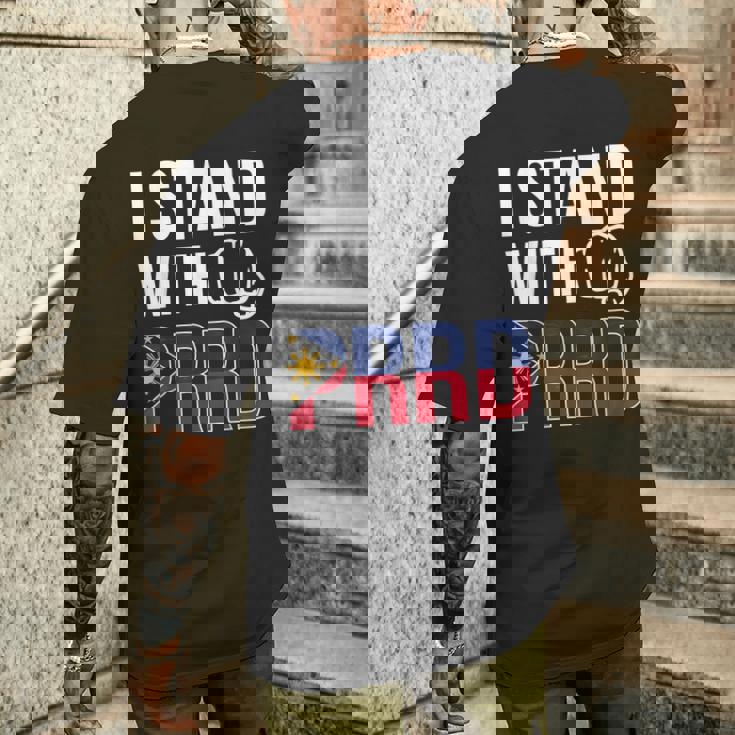 フリードゥテルテ サポーター ロドリゴ・ディゴン・ドゥテルテ大統領 メンズTシャツ バックプリント 彼への贈り物